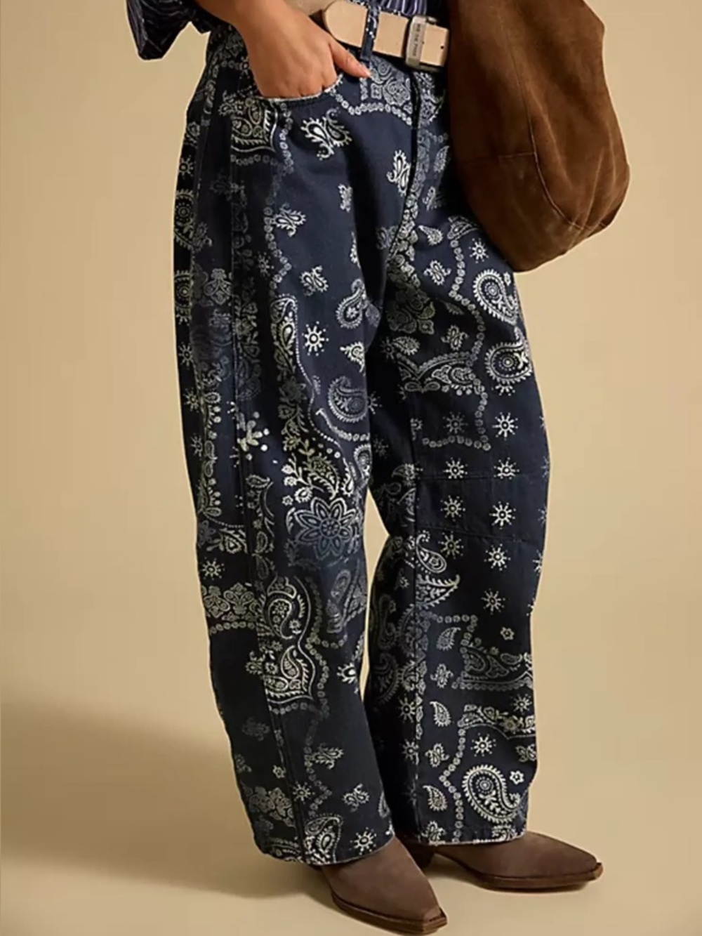 Free People Good Luck Barrel Jeans | 14.5” waist - Picture 3 of 12